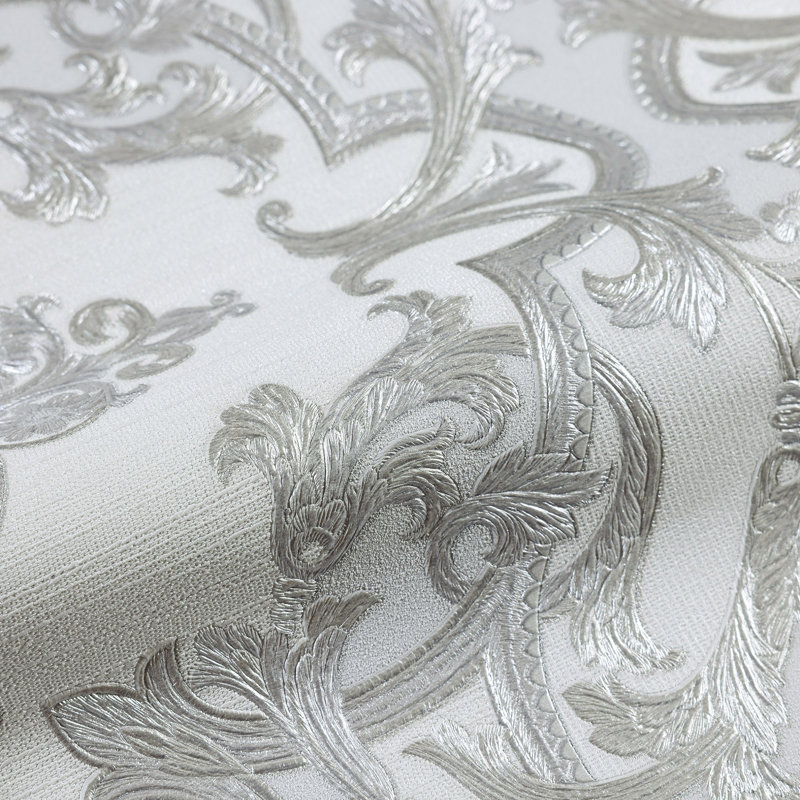Shaneal Damask Roll, White