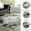 Tapis noir / gris Annabal-703819541