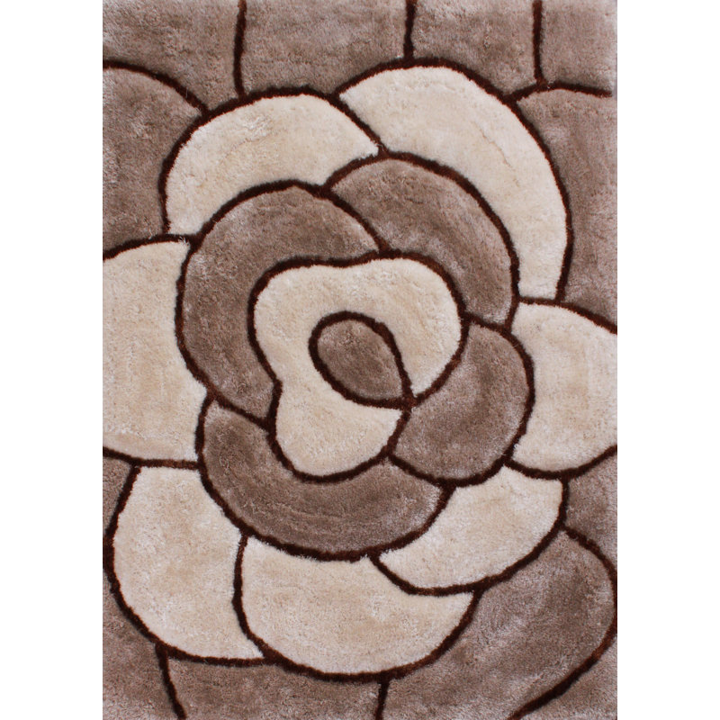 Lonon Floral Area Rug, Rectangle 60 x 110cm