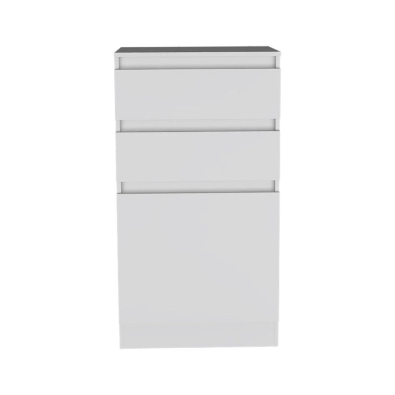Commode Kamelot avec boîte à bijoux, armoire à une porte, miroir, deux tiroirs