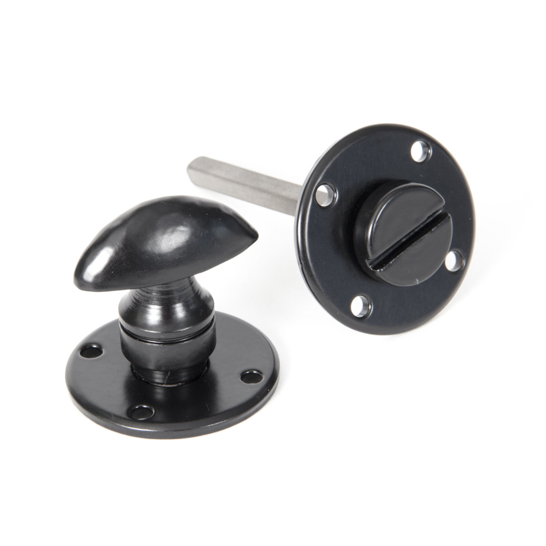 Round Bathroom Thumbturn Door Knocker - Image 3