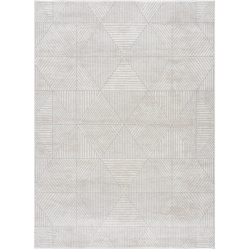 Geometric Indoor Rug, Rectangle 12'6" x 15'