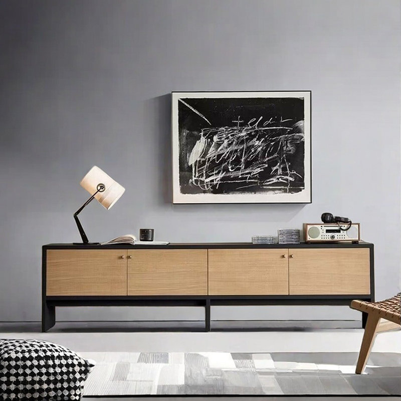 Meuble télé moderne et luxueux, 86.61"