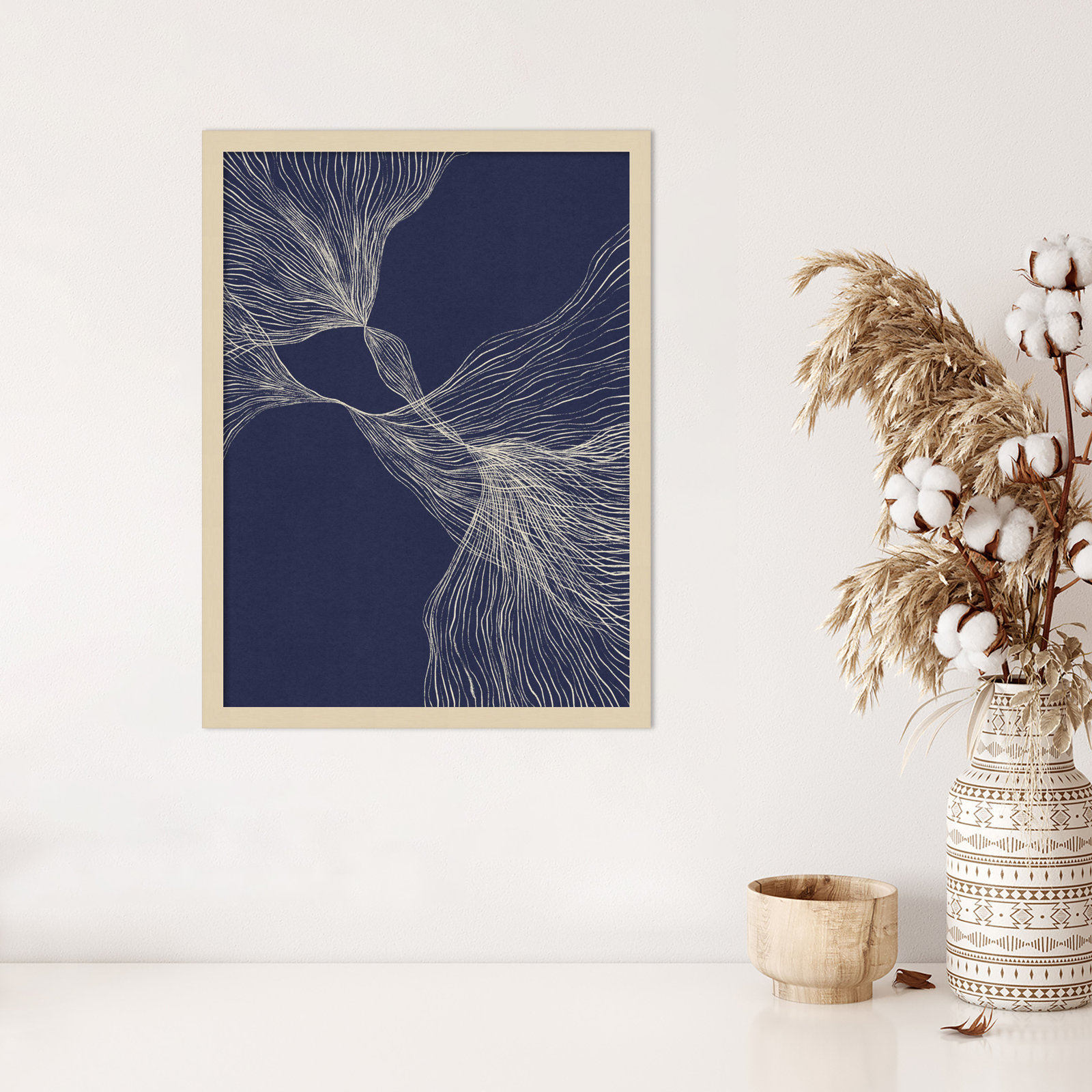 Interaction 1 by Alisa Galitsyna, 25" H x 19" W x 1" D, Brown