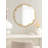 Rosella Round Ornate Metal Wall Mirror-823840311