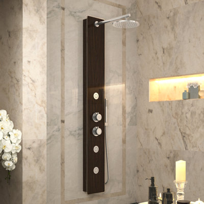 Pure 59'' Shower Panel with Adjustable Shower Head