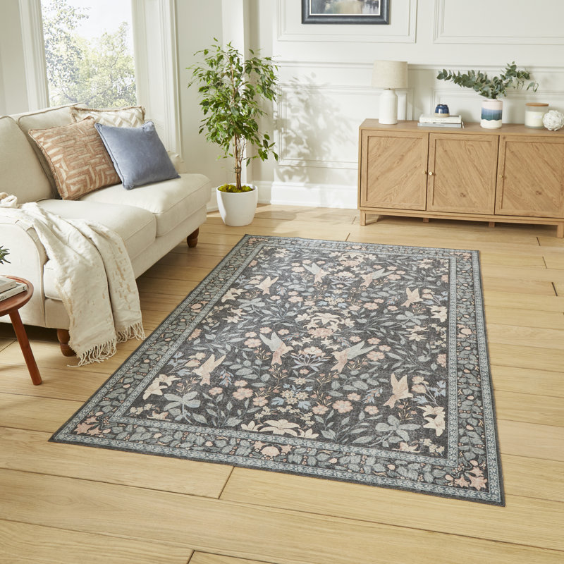 Vintage Look Digitally Printed Area Rug, Runner 61 x 230 cm