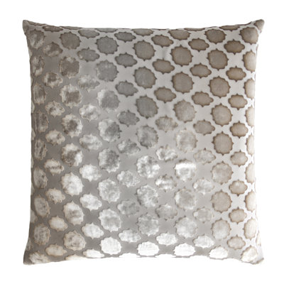 Mod Fretwork Square Velvet Pillow Cover & Insert