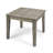 Bops Outdoor Square Side Table, 20 Inch Gray Weather-Resistant Wood-121489540