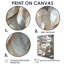 Cuivre, argent, feuilles d'étain II - impression sur toile florale-1735522983-1735522980-1735522981