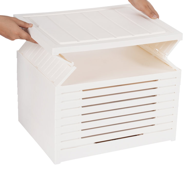 9-Tier Foldable Shoe Rack Plastic Collapsible Shoes Storage Box