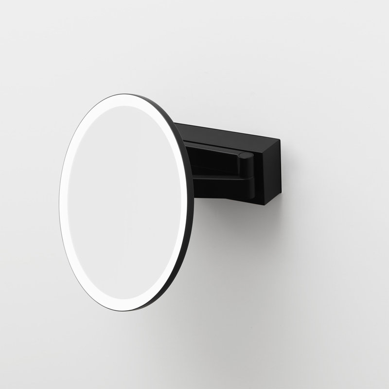 Miroir de maquillage Spiegel, Noir mat