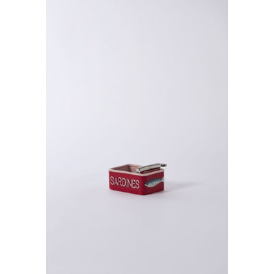 Sardine Tin Planter 5.5"x 4.25"x 2.75"