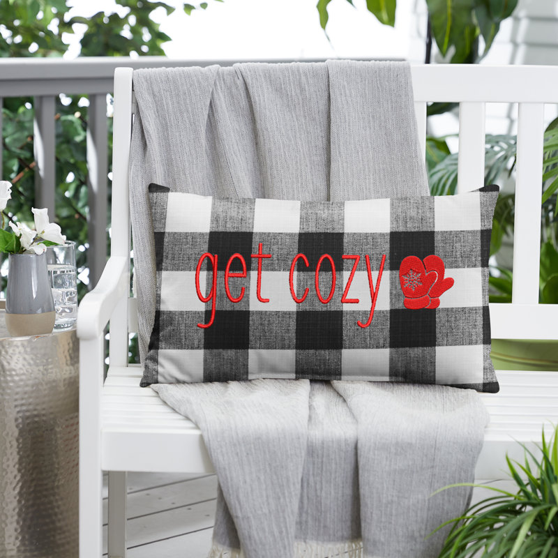  Get Cozy Outdoor Rectangular Pillow Cover & Insert