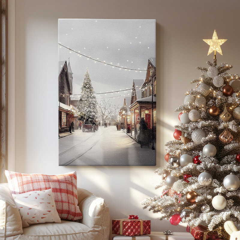 Fir of Snowwhite Promise-Premium Gallery Wrapped Canvas, 27" H x 18" W