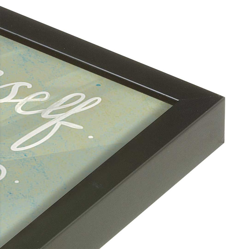 Be Gentle by Katie Doucette Art Print, L 20 po x H 20 po, Noir, Impression encadrée