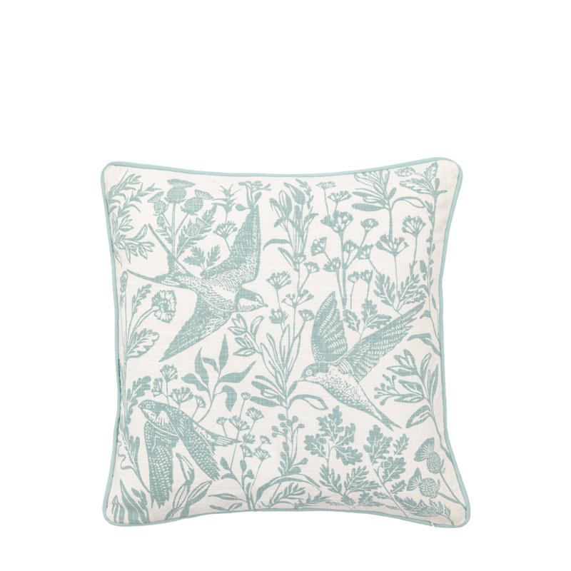 Animal Print Blue Square Cushion