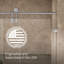 Artifacts 80-7/8 In. H Sliding Shower Door With 3/8 In.-Thick Glass-1958357050