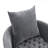 Transitional Tufted Round Swivel Accent Chair with Decorative Pillows-1884854579