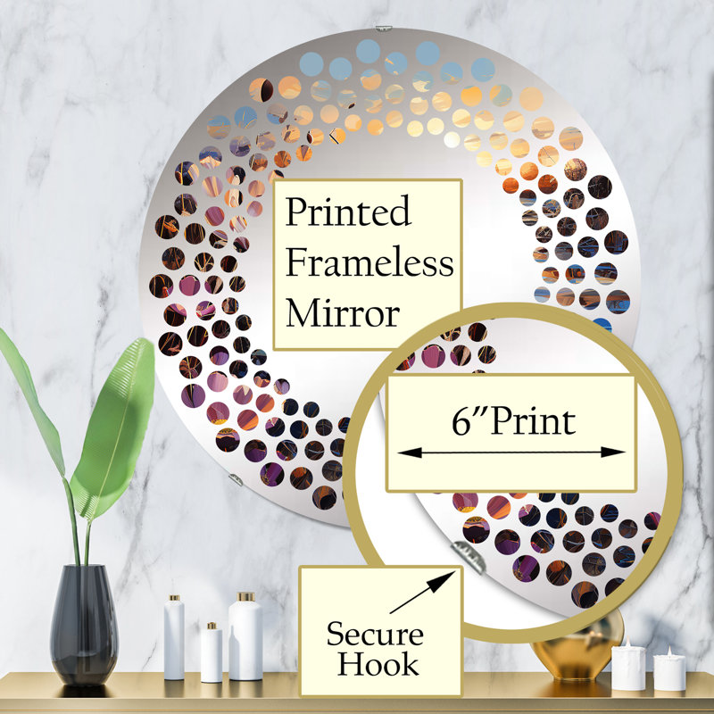 Circle Mirror, 31.4" x 31.4"