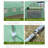 11.5' X 10' X 6.5' Outdoor Portable Walk-In Tunnel Greenhouse With Windows-Deep Green-123626670-123626677