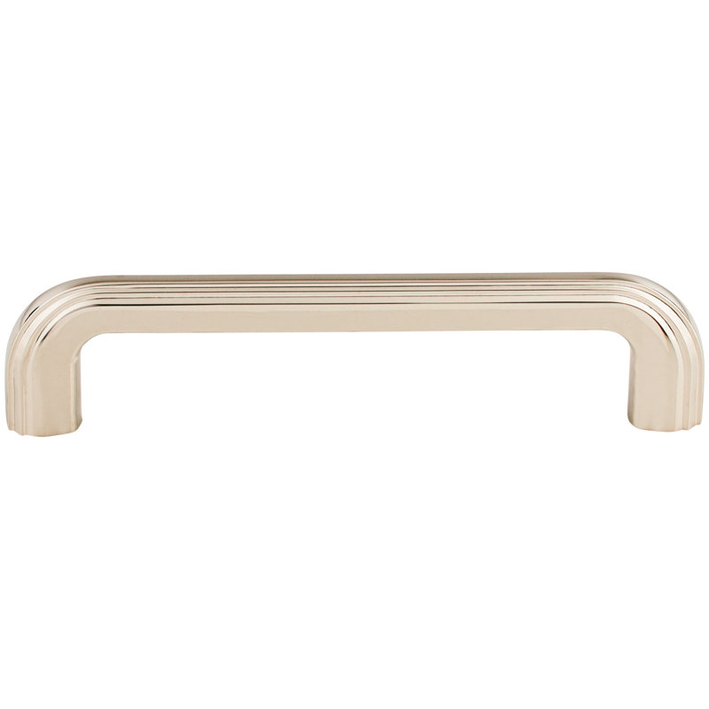 Victoria Falls Bar Pull, Polished Nickel, 5" Center to Center