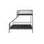 Lit superposé simple Caius Gunmetal