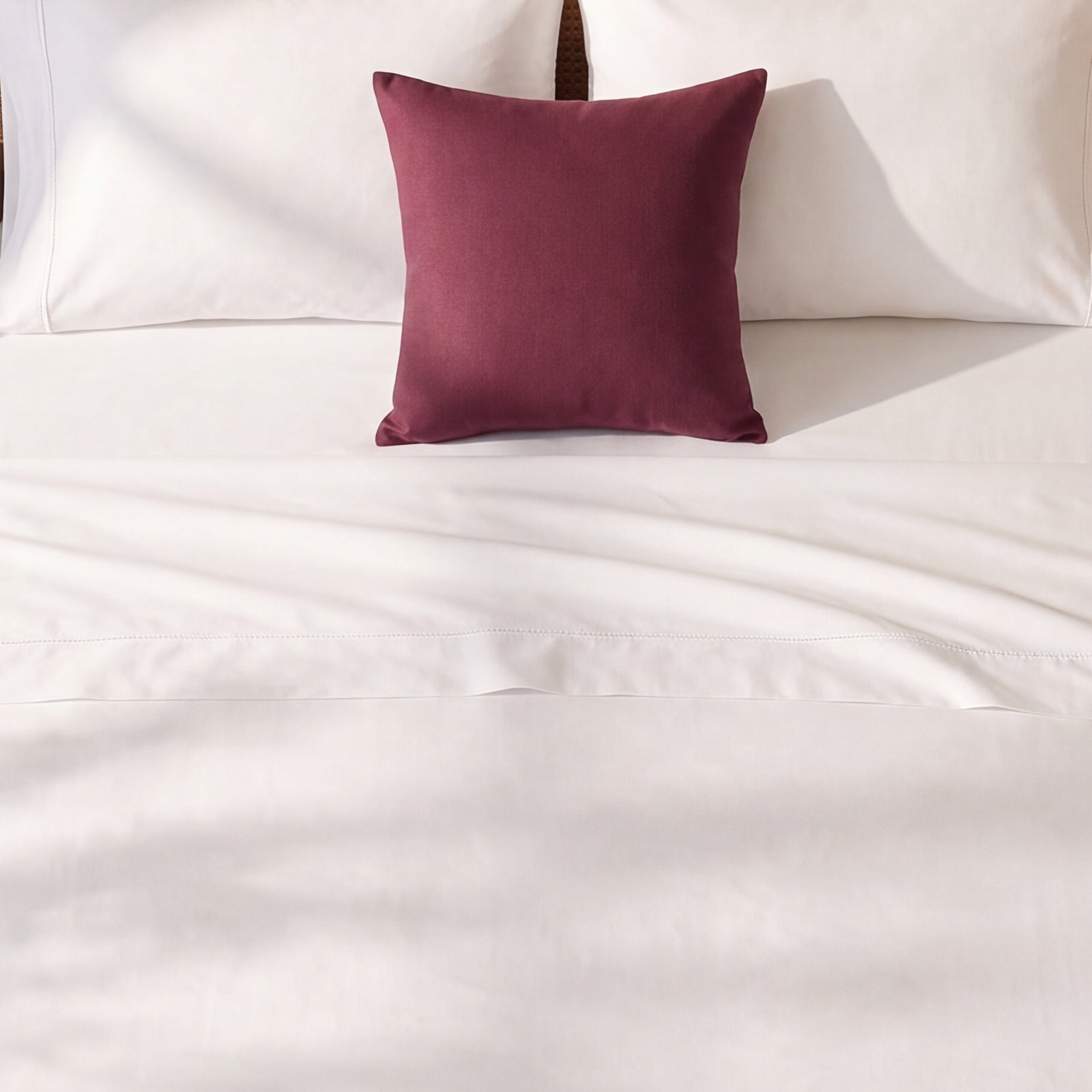 Coyer Cotton Sheet Set, Ivory, King Sheet Set + 1 Fitted Sheet + 2 Pillowcases
