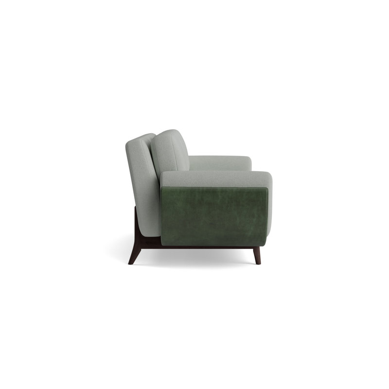 Regatta 100 Sofa, Boucle - Mineral Green/Bedford - Evergreen, Java