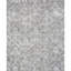 Himalayan Art Damask Area Rug in Silver