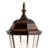 Allmon Tannery Bronze 1-Light Post Light Lantern Head with Clear Beveled Glass-586456575