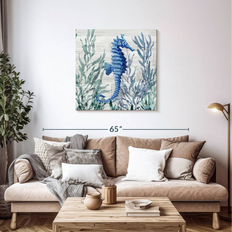 Crowle Navarre Sealife Driftwood III, H 36 po x l 36 po
