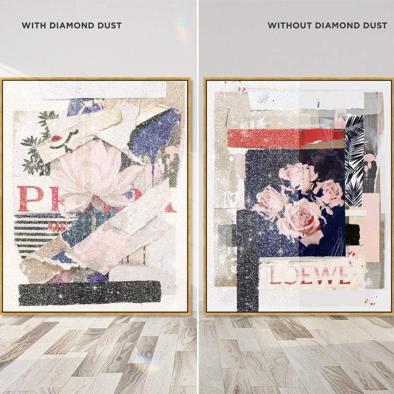 Milano Collage Set Set by Oliver Gal, 17"H x 21"W, Gold Floater Frame