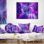 Neige mauve, texture fractale - coussin abstrait imprimé-30618754-30618757