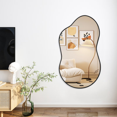 Cloud Shaped Metal Wall Mirror
