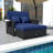 2 PCS PE Wicker Outdoor Daybed with 4-Level Adjustable Backrest, Storage Ottoman-2123430557