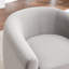 Fauteuil demi-tonneau pivotant de 33,5 po Odey-1681746783