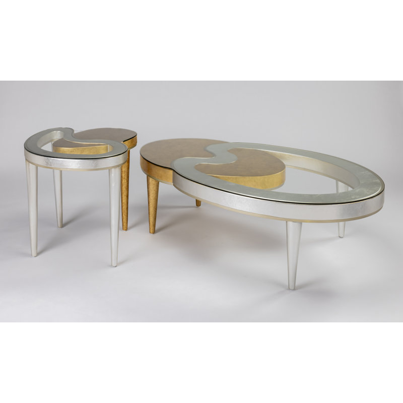 Coffee Table, Gold/Silver