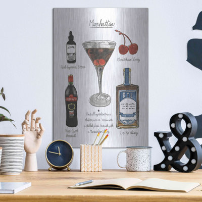" Classic Cocktail Manhattan " by Naomi McCavitt