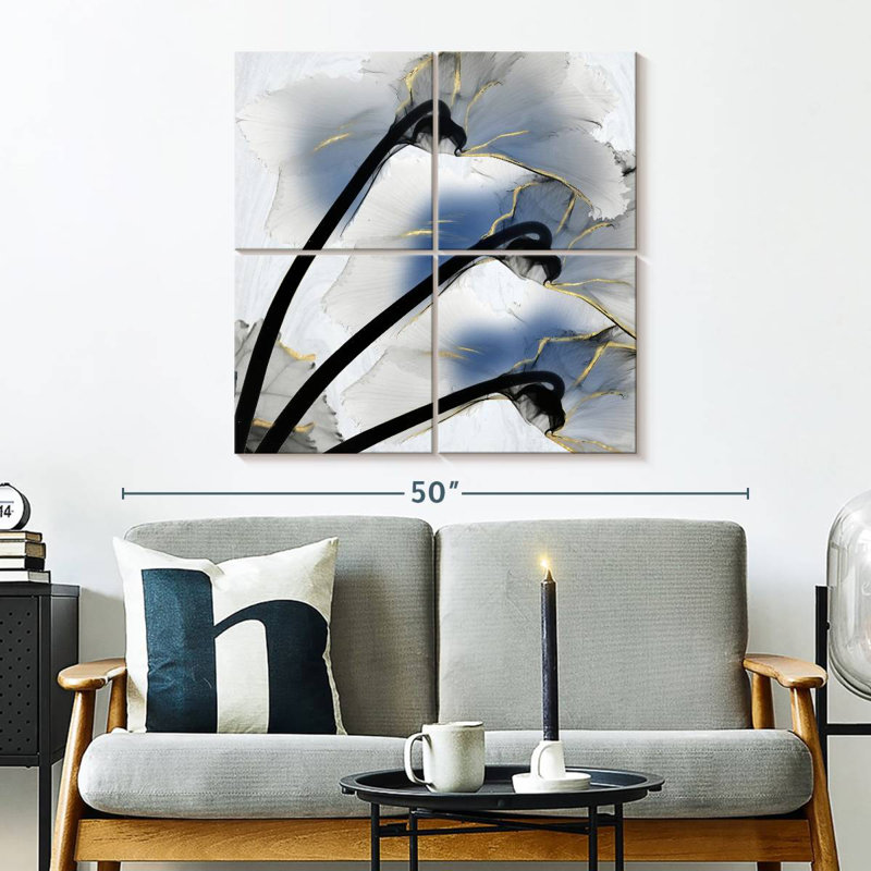 Marbre Harnek Indigo Lustre, H 32 po x l 32 po