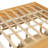 Loria Size Platform Bed Frame With 4 Storage Drawers And Footboard Storage Cubby, No Headboard, Modern Space-Saving Design-Natural-1990817155