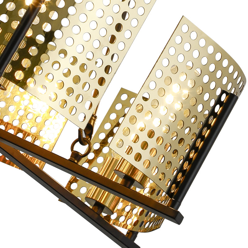 Kleanthis 6 - Light Dimmable Drum Chandelier