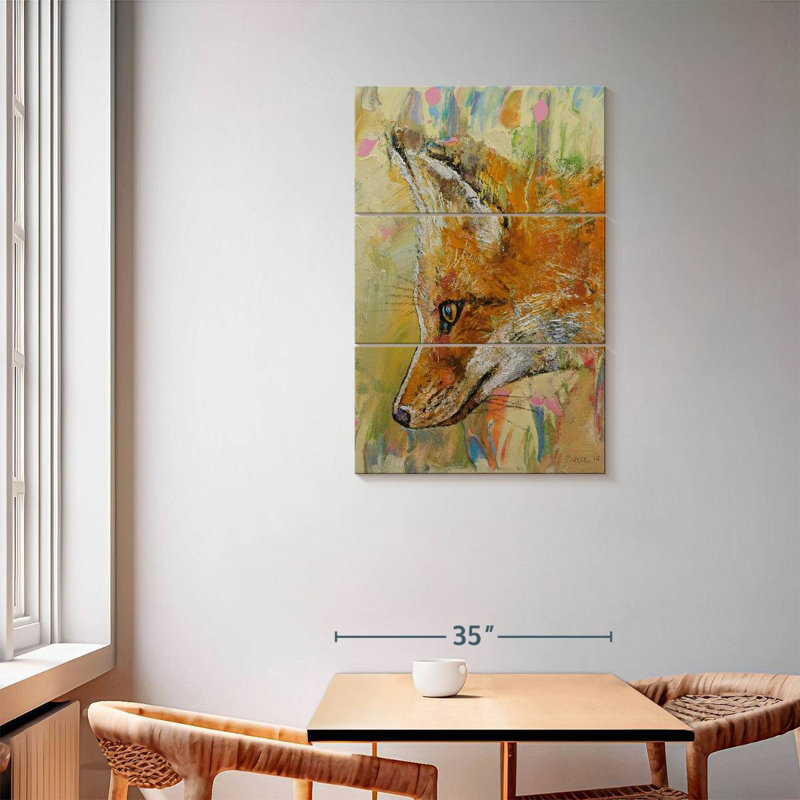 Brampt Fox, 57" H x 36" W