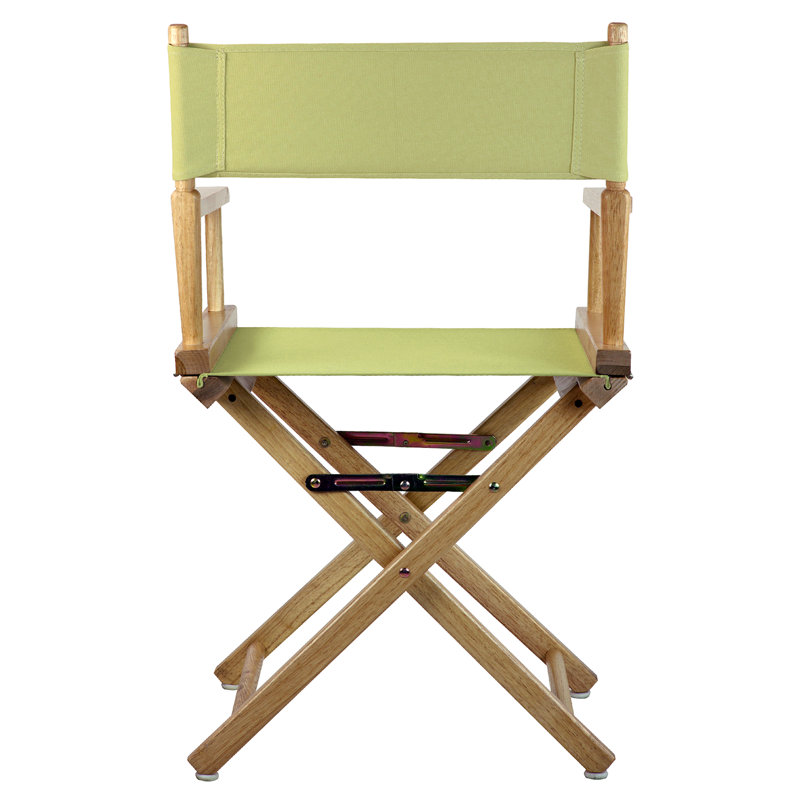 18" Folding Director Chair, Natural, Sage