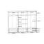 Bearfield 6 Door Manufactured Wood Wardrobe