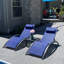 Chaise longue inclinable 71 po avec table 71 po-151149060