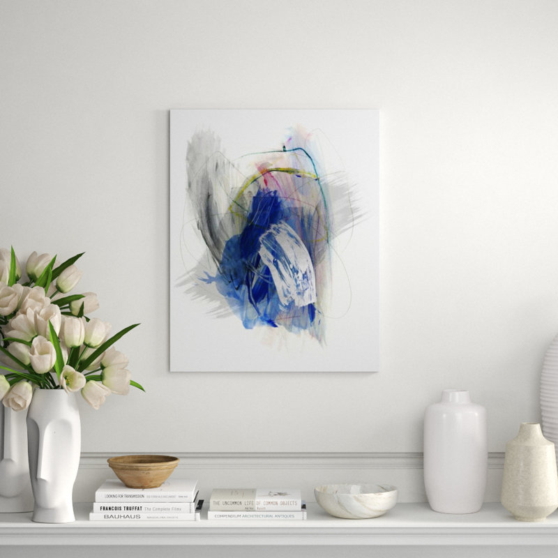 Hoping VI Print by Emma McCartney, 38" H x 30" W x 1.5" D, Glass Coat