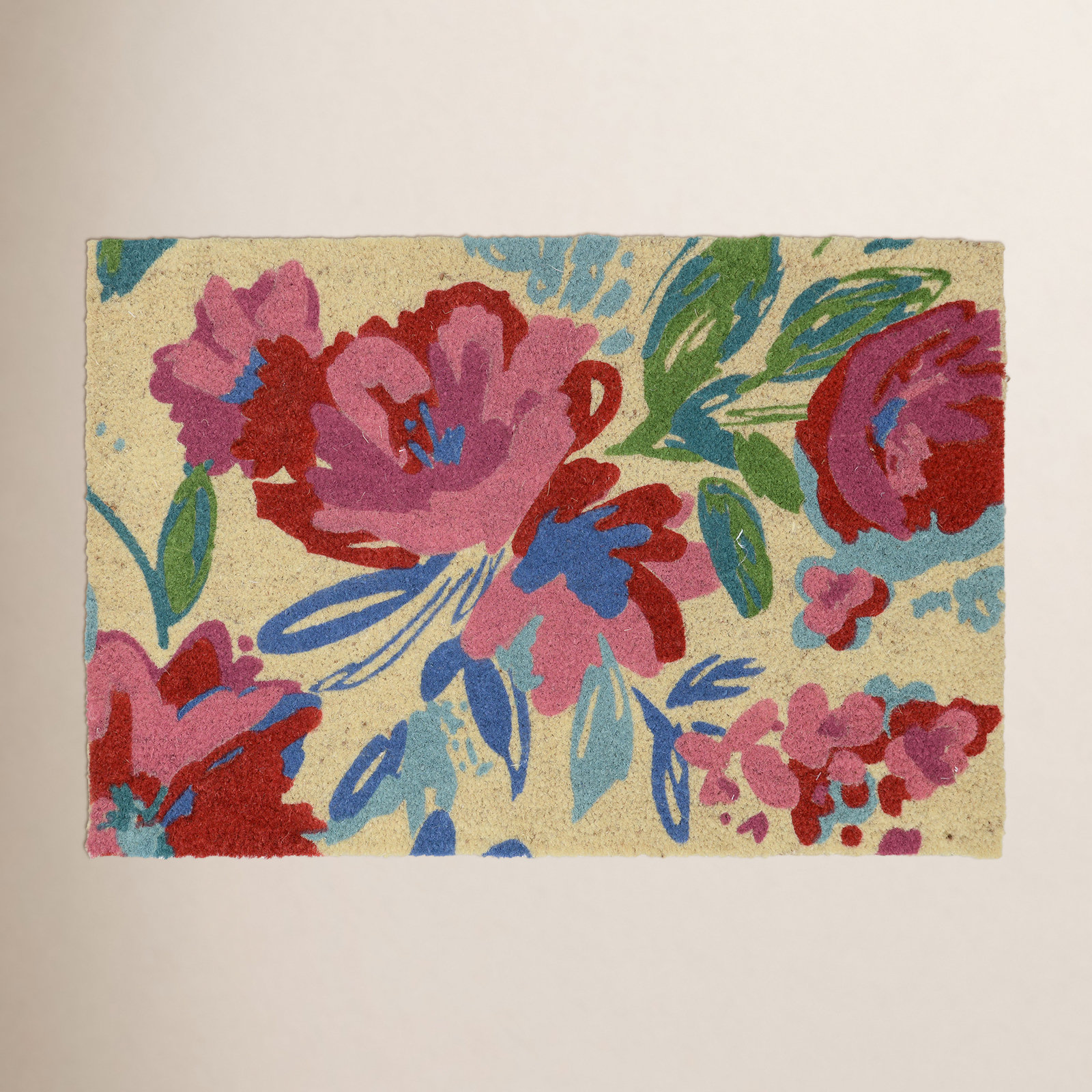 Belinda Non-Slip Floral Indoor/Outdoor Doormat
