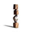Sculpture abstraite en bois, ornement vertical haut