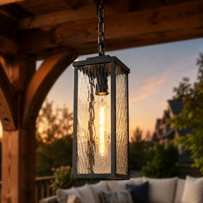 Suspension extérieure traditionnelle à 1 lumière de 14,5 pouces